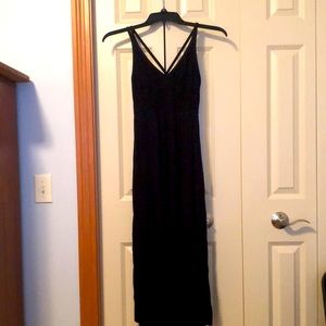 Black maternity dress